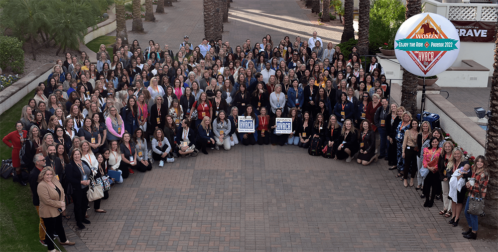 Attendees at Women in HVACR’s 2022 conference in Phoenix.